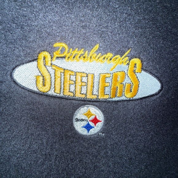 Pittsburgh Steelers Quarter Zip Fleece Pullover Men’s XXL Team Apparel - Picture 9 of 9